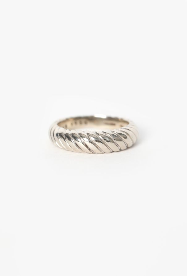 Boucheron 18K Grey Gold Torsadé Ring - 1