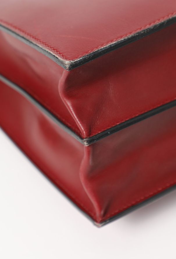 Hermès '90s Rouge H Box Sac à Dépêches - 9 Hermès '90s Rouge H Box Sac à Dépêches - 9