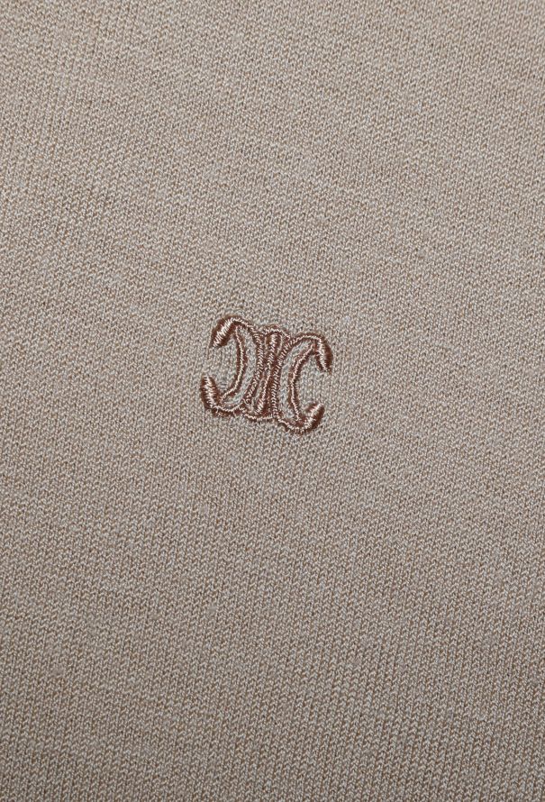 Céline Mohair Trim Triomphe Sweater - 6