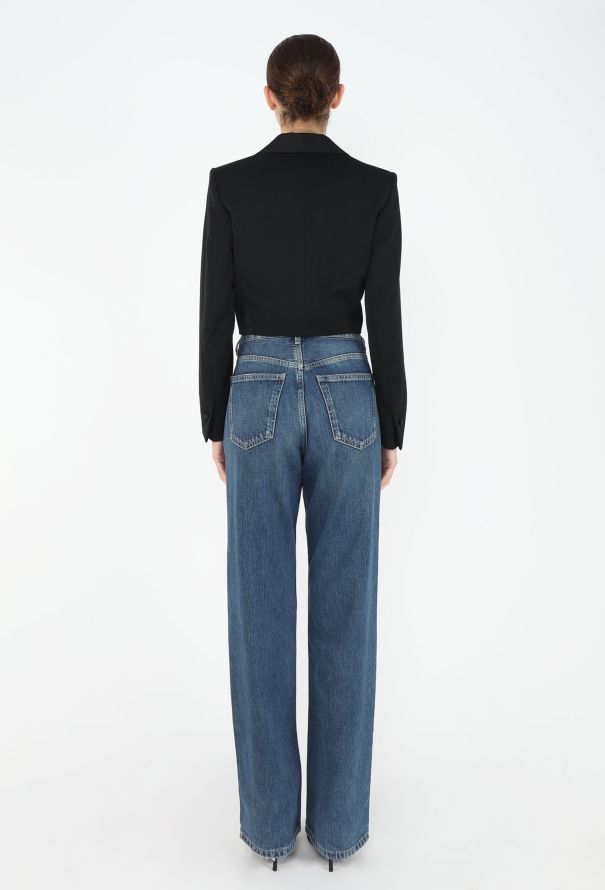 Saint Laurent S/S 2006 Bolero Smoking Blazer - 6