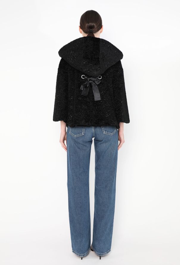 Alexander McQueen F/W 2014 Velvet Hooded Jacket - 5 Alexander McQueen F/W 2014 Velvet Hooded Jacket - 5