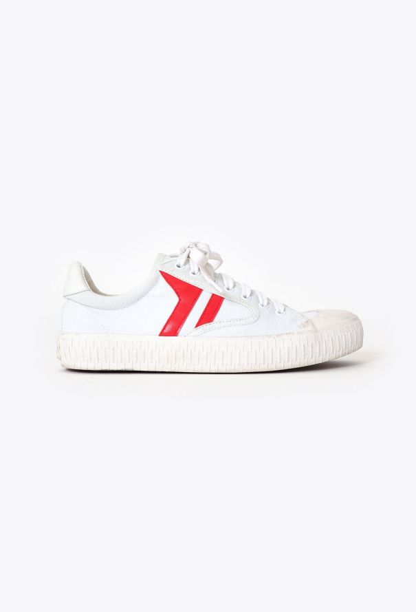 Céline S/S 2017 Striped Canvas Sneakers - 1
