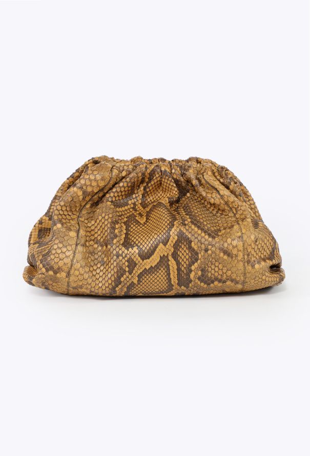 Bottega Veneta 2020  Python The Pouch Clutch Bag - 5