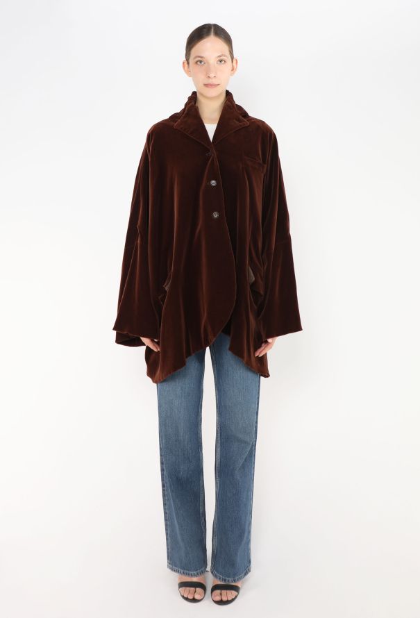 Romeo Gigli Early '90s Velvet Opera Coat - 1