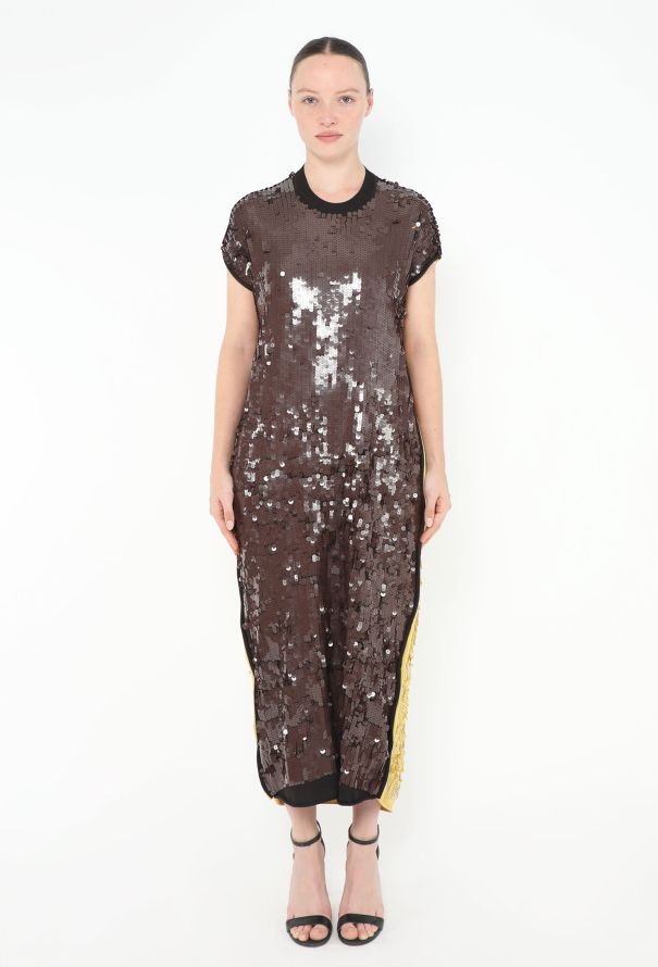 Bottega Veneta Pre-Fall 2020 Bicolor Sequin Dress - 1