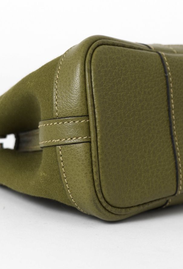 Hermès Canvas & Négonda Garden Party Clutch - 10