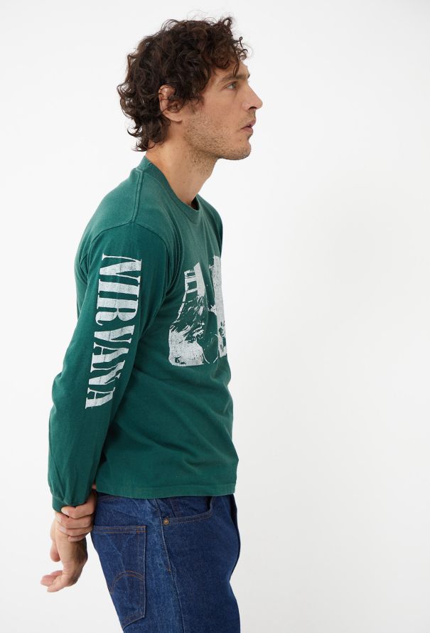 Men's Vintage 1989 Nirvana Bleach Crewneck - 1