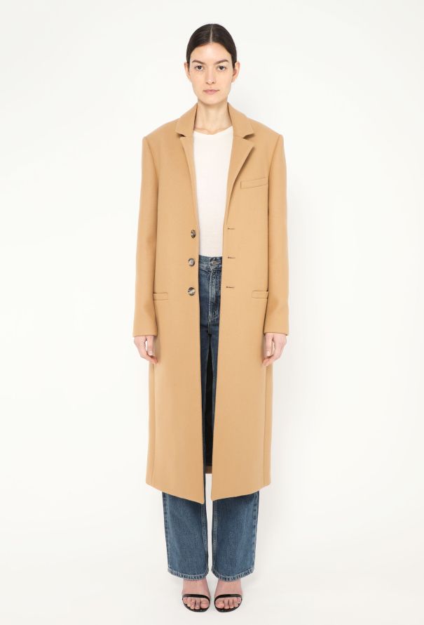 Courrèges 2022 Classic Tailored Wool Coat - 1