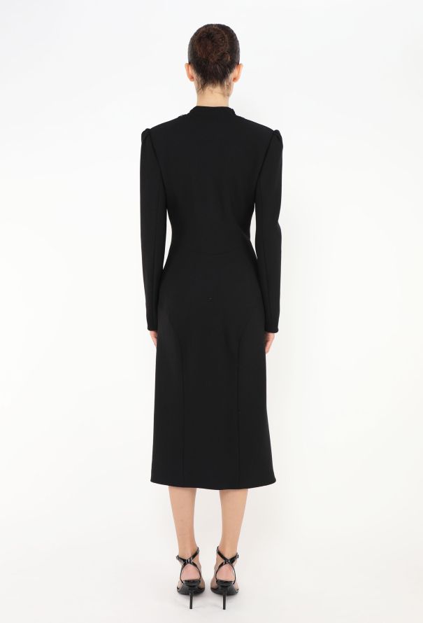 John Galliano Rare F/W 1996 Mandarin Column Dress - 5