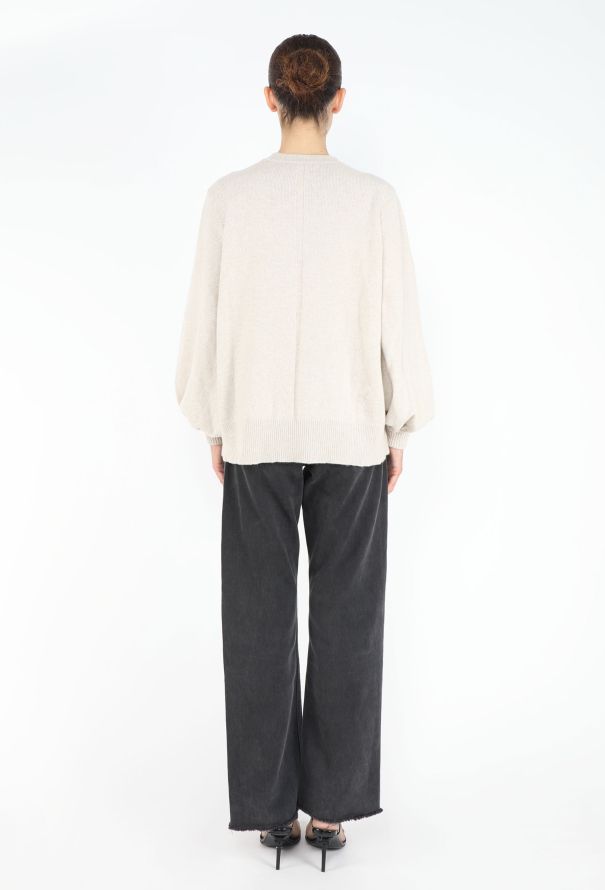 The Row Merino Bisho-Sleeve Sweater - 4