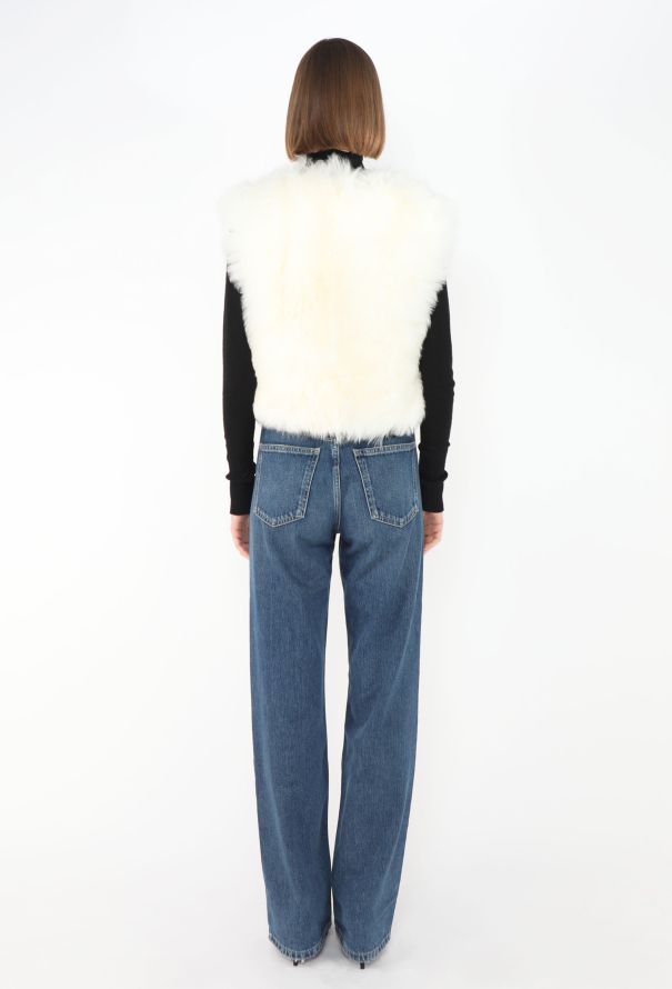 Chanel 2023 Coco Neige Reversible Shearling Vest - 9