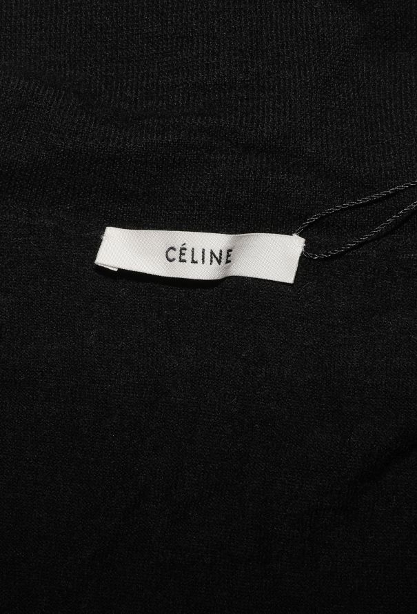 Céline Cashmere Contrast Trim Sweater - 5