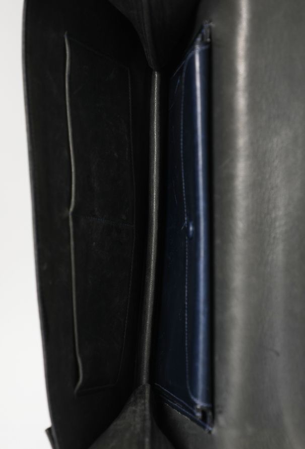 Hermès Exquisite 1940s "24 Faubourg" Handbag in Bleu H - 11