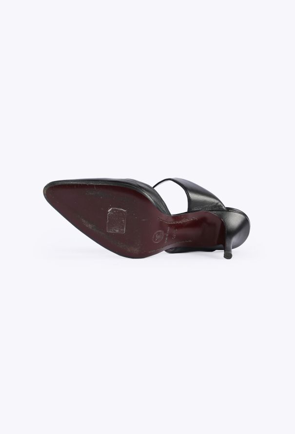 Chanel Leather Buckle Mules, 2003 - 5