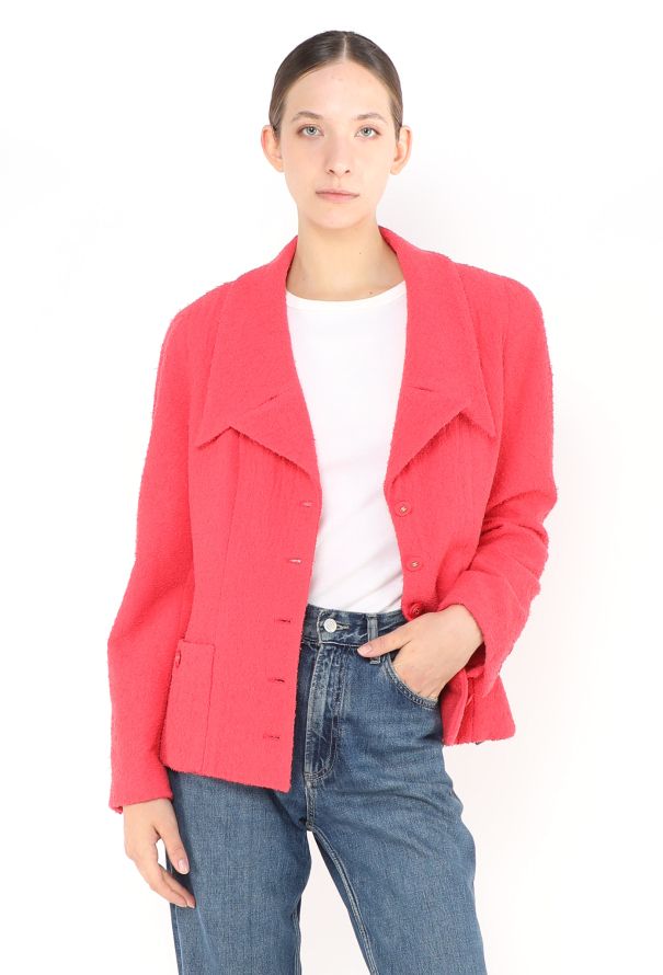 Chanel Early '90s 'CC' Bouclé Jacket - 2