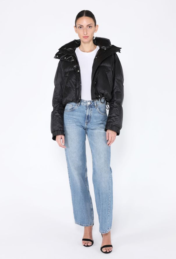 Sacai 2023 Hooded Cropped Puffer Coat - 2