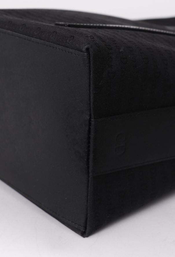 Dior Black Monogram Tote Bag - 8