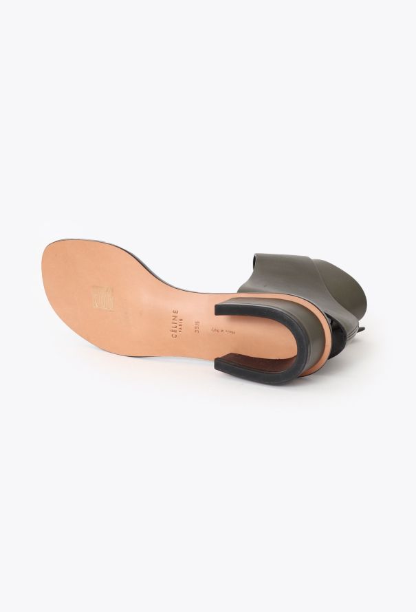 Céline Leather Gladiator Sandals - 5