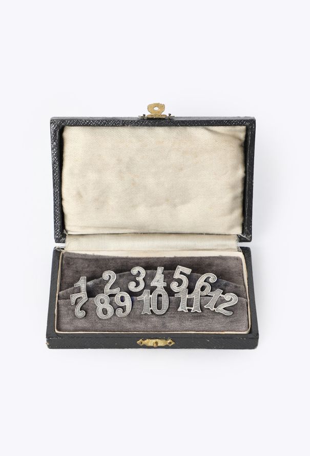 Vintage Objects & Decor Art Deco Silver 1-12 Drink Markers - 1