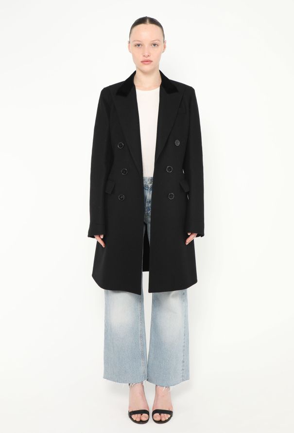 Hermès Cashmere Velvet Collar Coat - 2 Hermès Cashmere Velvet Collar Coat - 2