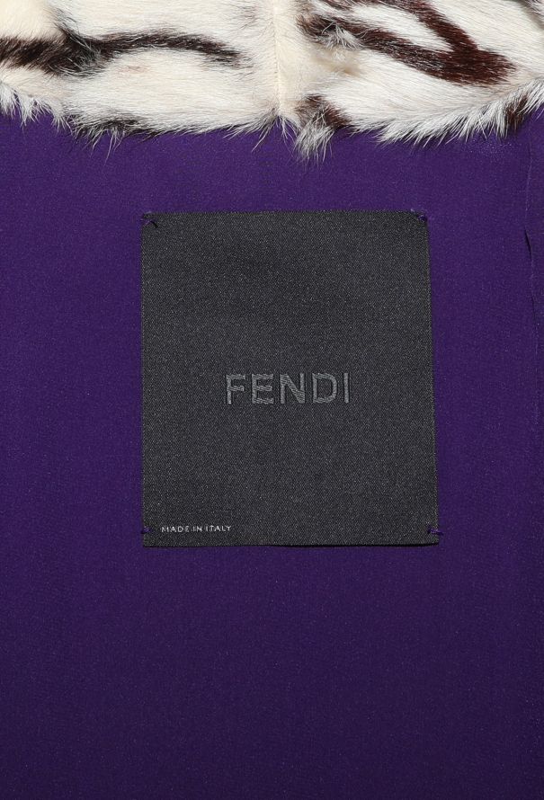Fendi Early 2000s Pleated Ponyhair Coat - 6