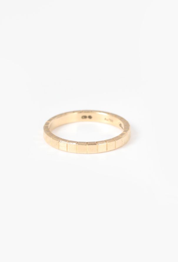 Chopard 18k Yellow Gold Ice Cube Ring - 3 Chopard 18k Yellow Gold Ice Cube Ring - 3
