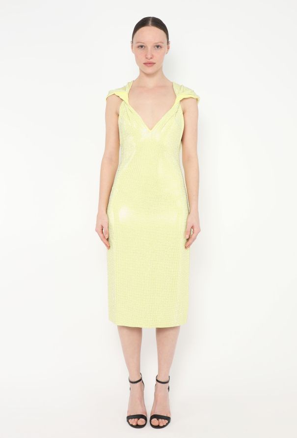 Bottega Veneta 2023 Embellished Twist Dress - 1