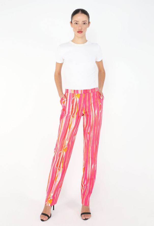 Gucci S/S 1996 Graphic Printed Trousers - 1