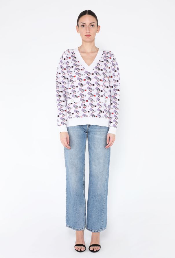 Chanel S/S 2019 Graphic Knit Pullover - 3