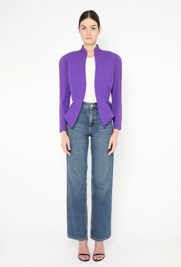 Vintage Sculpted Peplum Jacket | Authentic & Vintage | ReSee