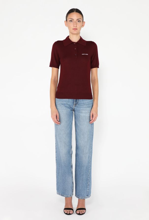 Miu Miu S/S 2024 Emblem Polo - 5