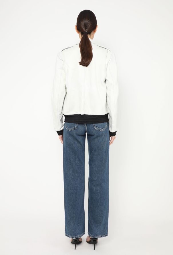 Balenciaga 2011 Leather Bomber Jacket - 5 Balenciaga 2011 Leather Bomber Jacket - 5