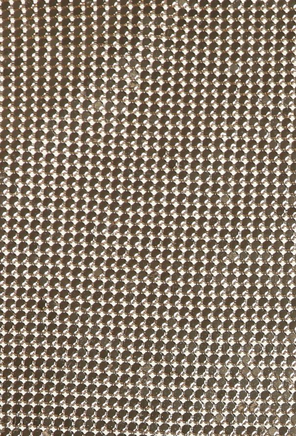 Plunging Chainmail Halter Dress - 7