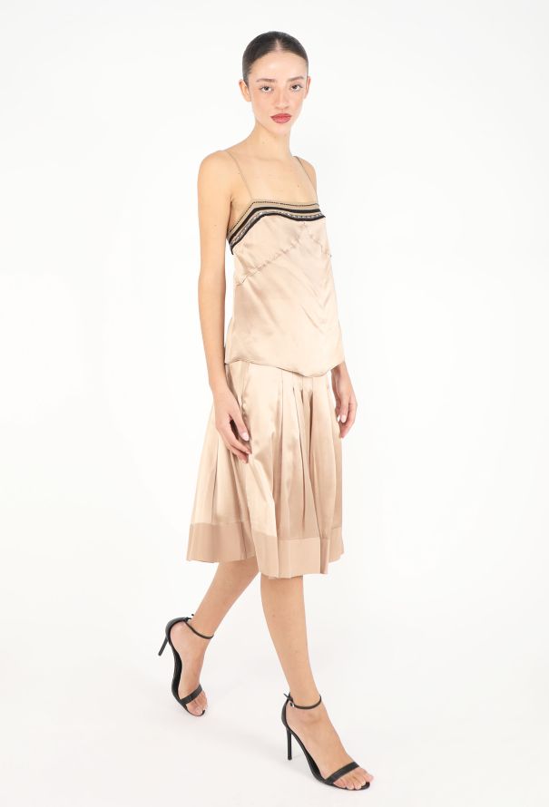 Chloé 2005 Embellished Silk Charmeuse Ensemble - 6