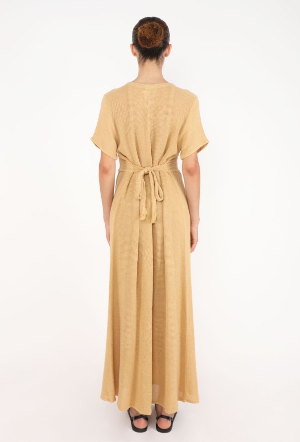 Basketweave Bouclé Maxi Dress - 4