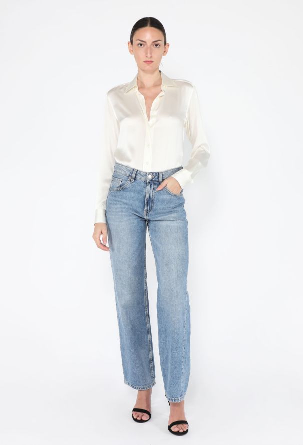 Tom Ford Classic Silk Button Down Blouse, S/S 2024 - 1