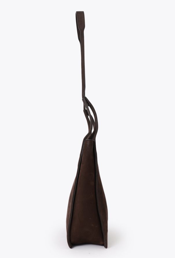 The Row Brown Suede Jules Shoulder Bag - 5