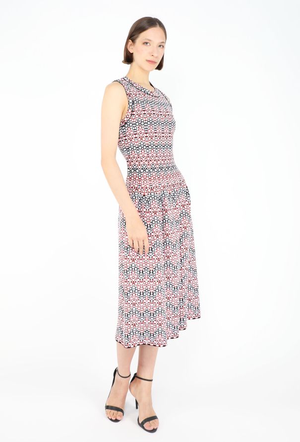 Alaïa Iridescent Jacquard Skater Dress - 3