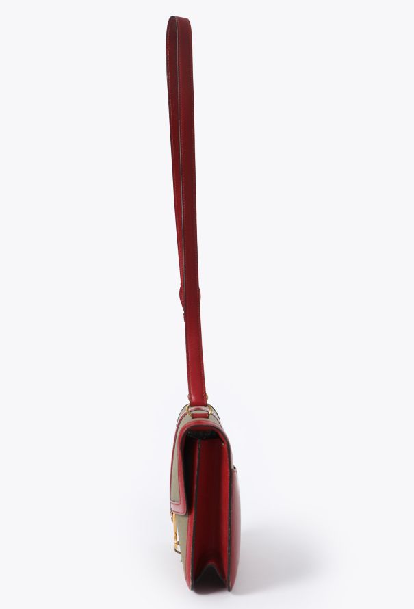 Hermès '80s Toile & Box Shoulder Bag - 4