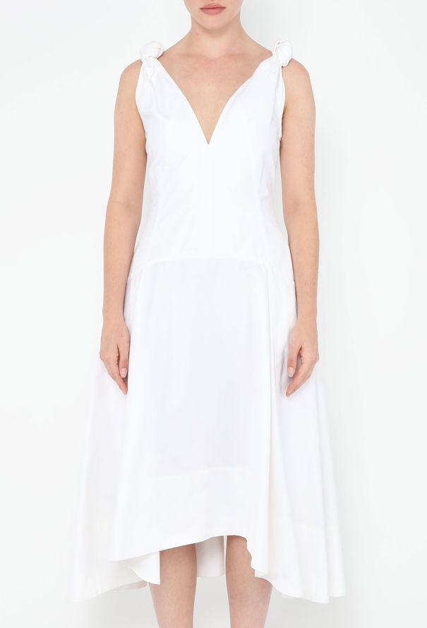 Bottega Veneta 2022 Asymmetrical Poplin Dress - 3 Bottega Veneta 2022 Asymmetrical Poplin Dress - 3