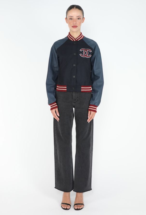 Chanel CAMPAIGN S/S 2004 Varsity Bomber Jacket - 3
