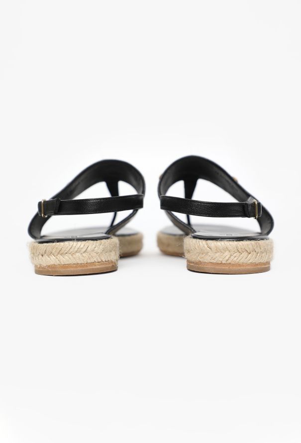 Hermès Eloïse Leather Espadrilles - 4