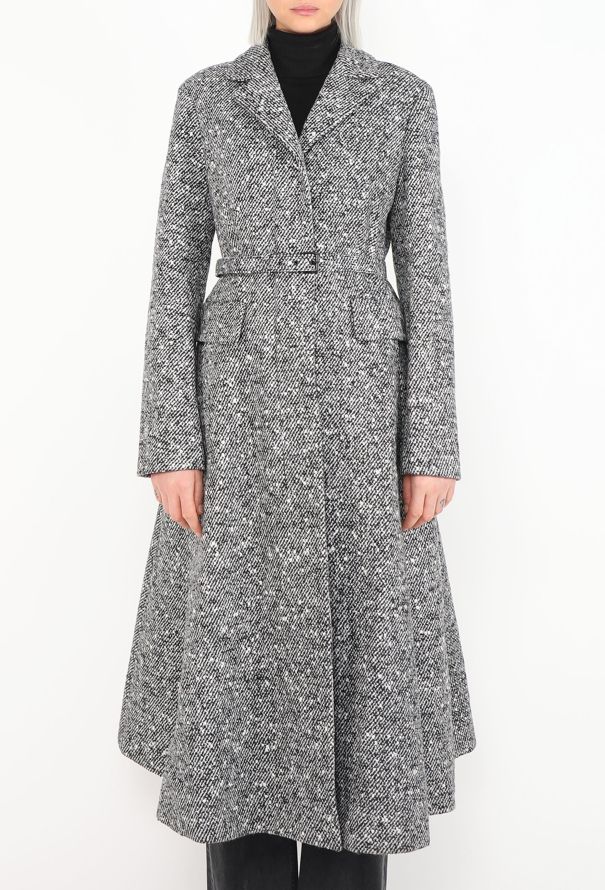 Dior 2023 Bouclé Tweed Bar Coat - 3