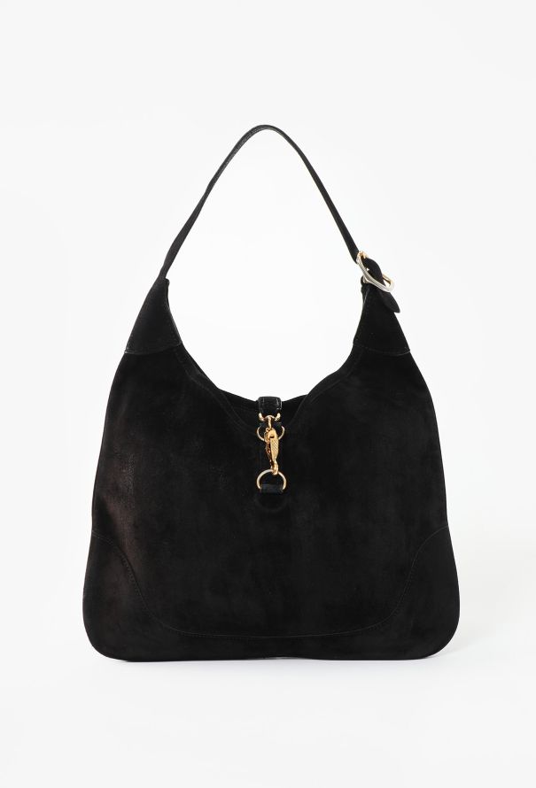 Hermès Vintage Black Veau Doblis Trim Bag - 1