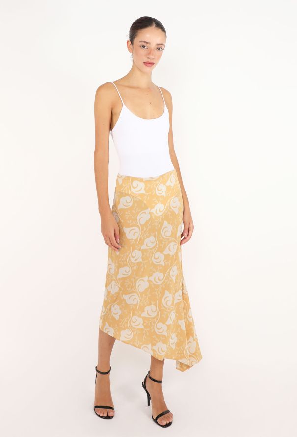 Versace Versus Graphic Chiffon Skirt, S/S 1997 - 4