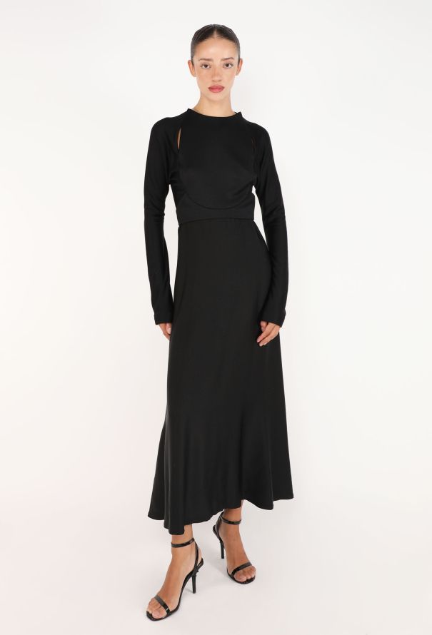Geoffrey Beene Belted Bias Dress, 1991 - 1