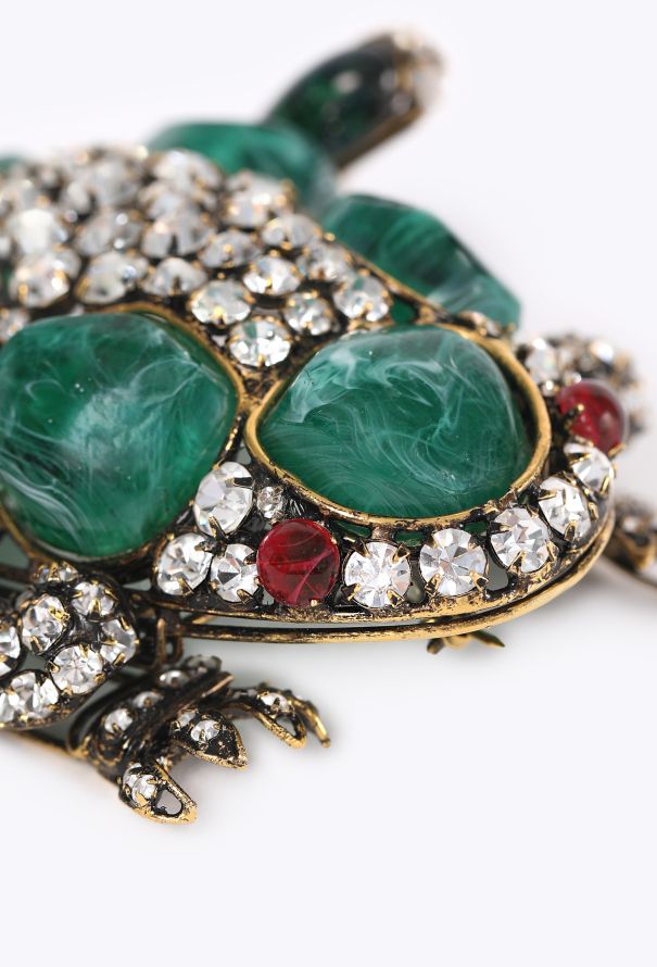 Iradj Moini Cabochon Frog Brooch, 1980s - 5