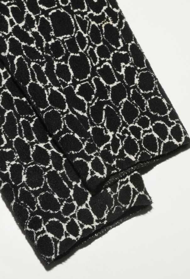 Alaïa F/W 2015 Graphic Chenille Dress - 7