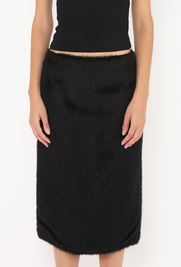 Céline Faux Fur Midi Skirt, Pre-Fall 2012 - 4