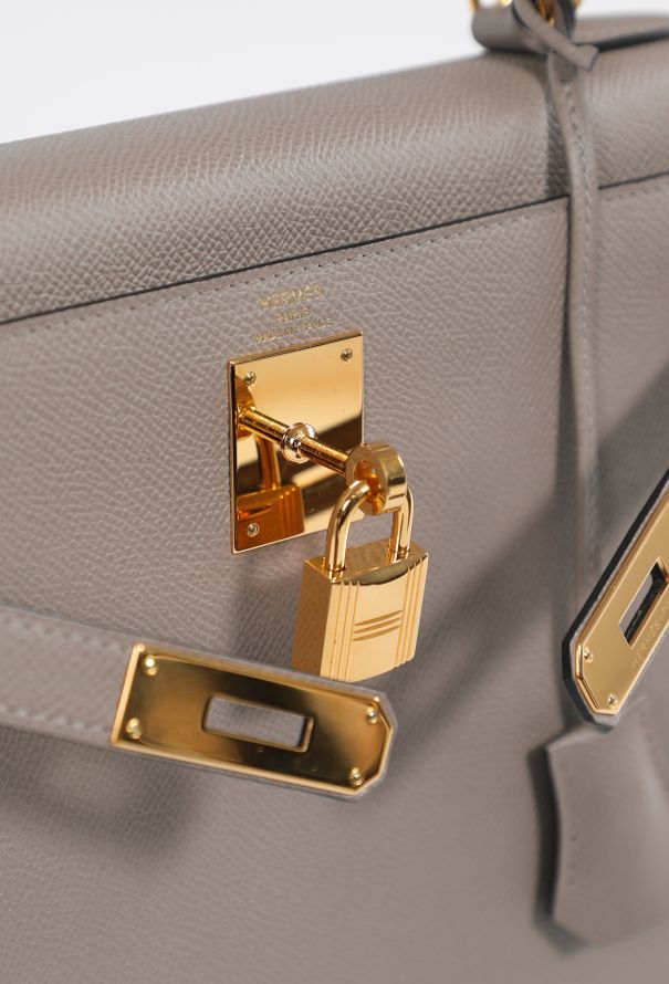 Hermès Gris Asphalte Epsom Kelly Sellier 28 - 14